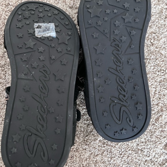 Sketchers Arch Fit Retrograde glittery slide sandal Size 9 - Picture 2 of 5